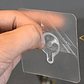 2 Perchas De Pared Extra Fuerte Adhesivo Transparente Colgar - Miniatura 15