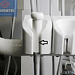 Adaptador Eyector Y Hemosuctor Directo Dental Unidad Blanco - Miniatura 9
