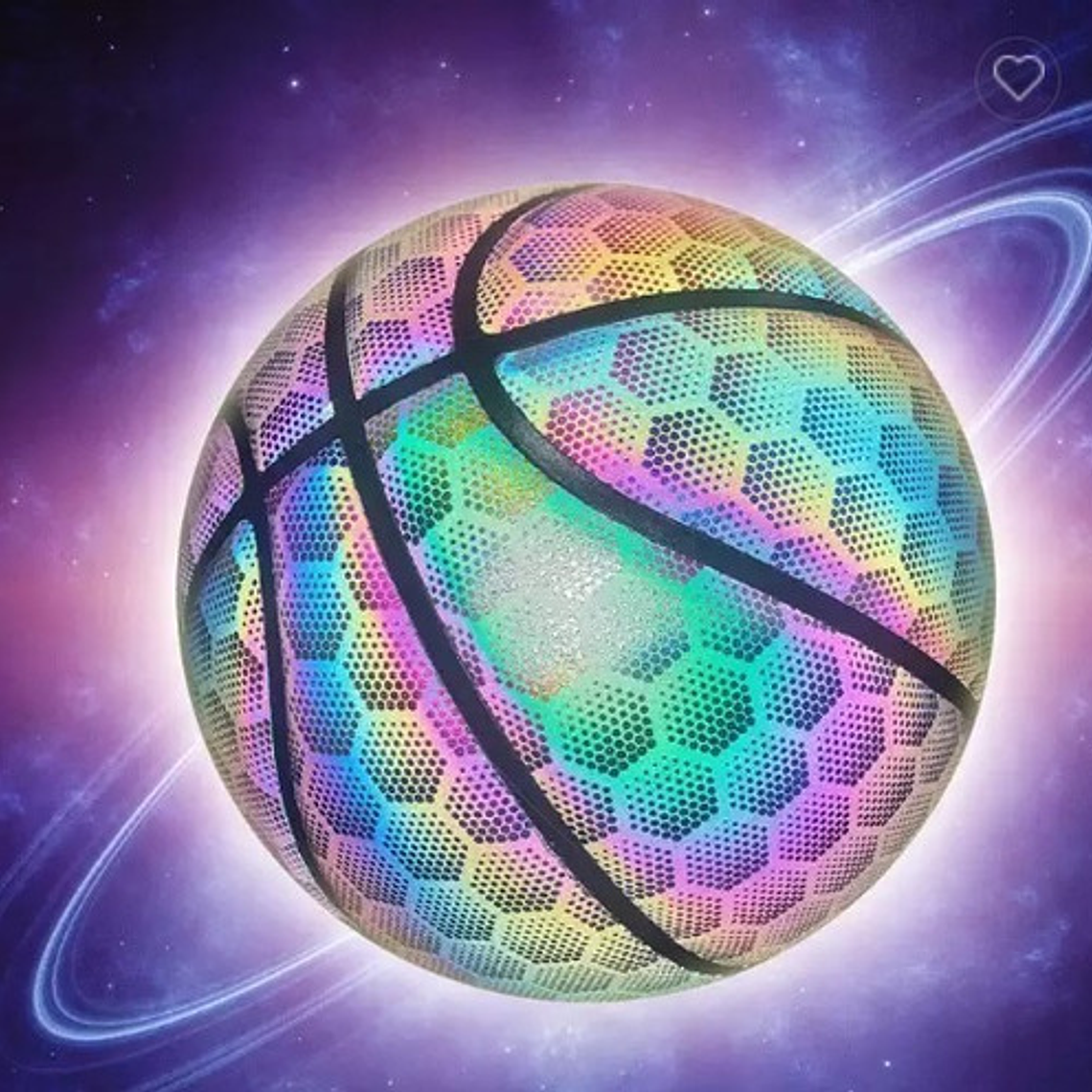 Balón Basketball Holográfico Reflectante Cámara Deporte Flex 7