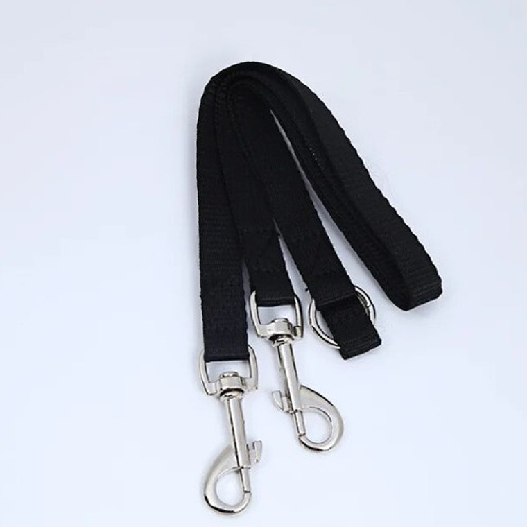 Correa Doble Para Perro Paseos Calidad Santiago 21