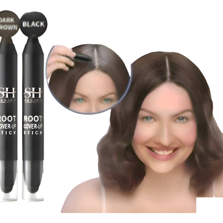 Tinte Lápiz Para Raíces Y Canas Instantáneo Con Goma Sevich 1