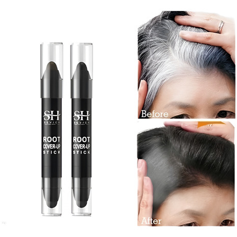 Tinte Lápiz Para Raíces Y Canas Instantáneo Con Goma Sevich 4
