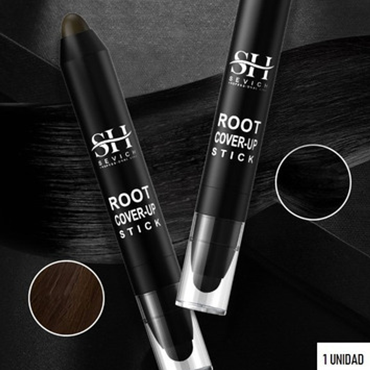 Tinte Lápiz Para Raíces Y Canas Instantáneo Con Goma Sevich 9