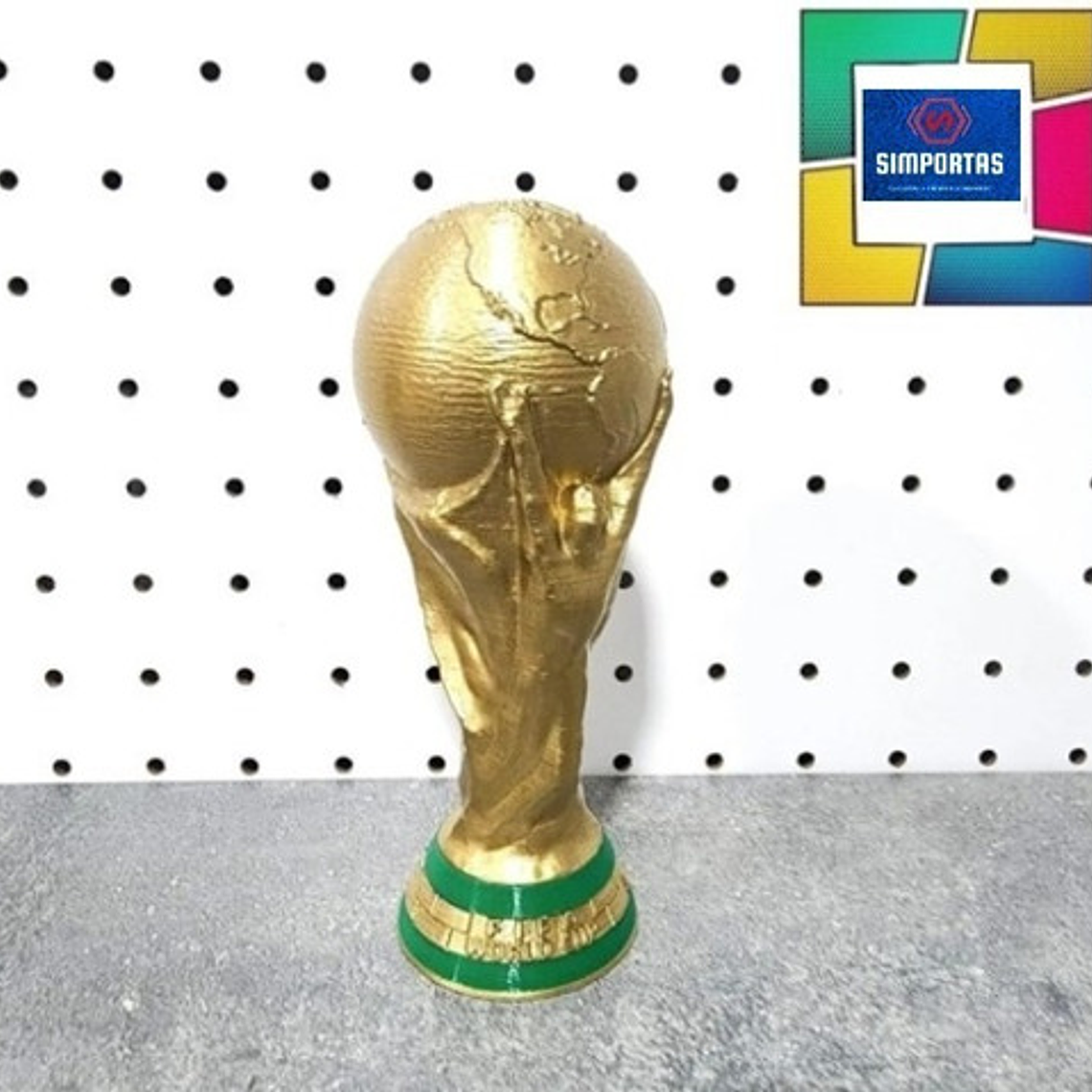 Copa Del Mundo Trofeo 15 Cm 3d Made In Argentina Calidad 2
