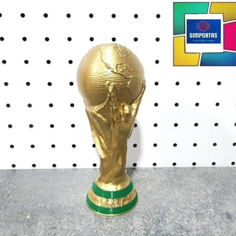 Copa Del Mundo Trofeo 15 Cm 3d Made In Argentina Calidad 2