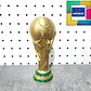 Copa Del Mundo Trofeo 15 Cm 3d Made In Argentina Calidad - Miniatura 2