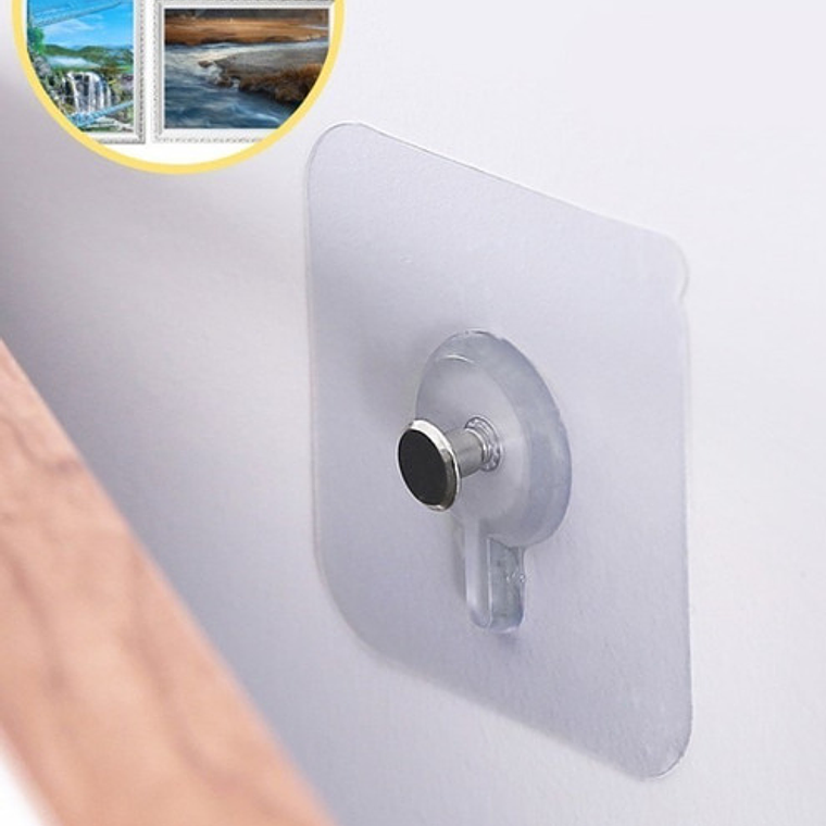 Pack 12 Perchas Pared Adhesivo Fuerte Transparente Colgar 6