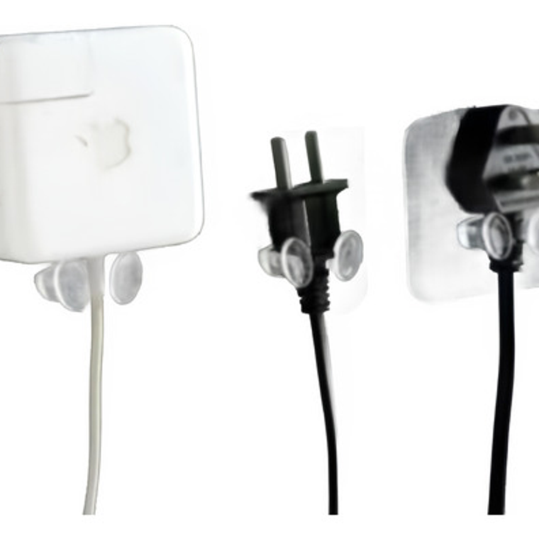 Pack 12 Perchas Pared Adhesivo Fuerte Transparente Colgar 14