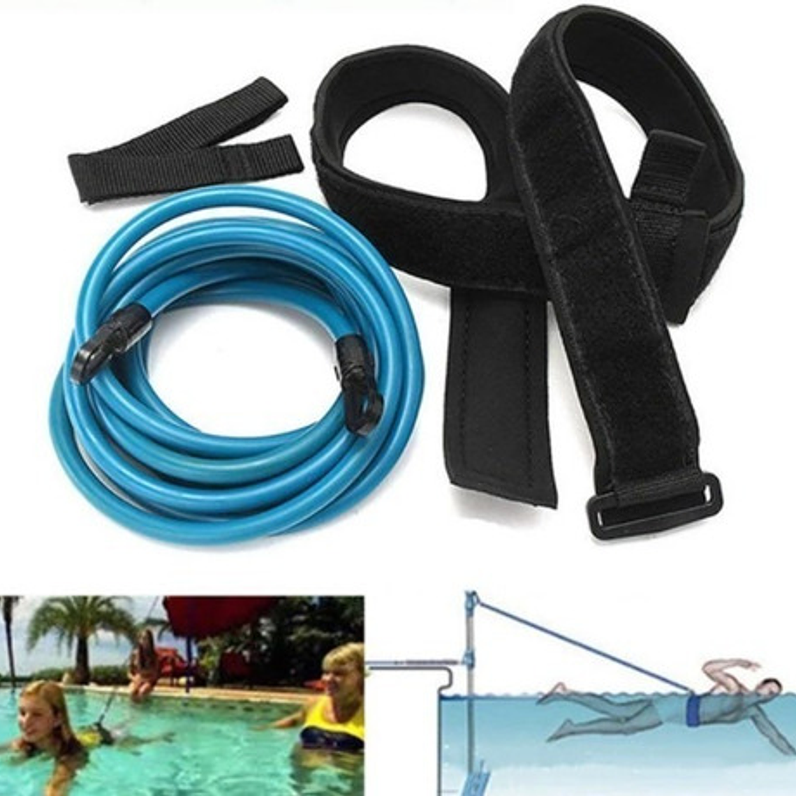 Cinturón De Resistencia Natación Entrenamiento 4m Santiago 2