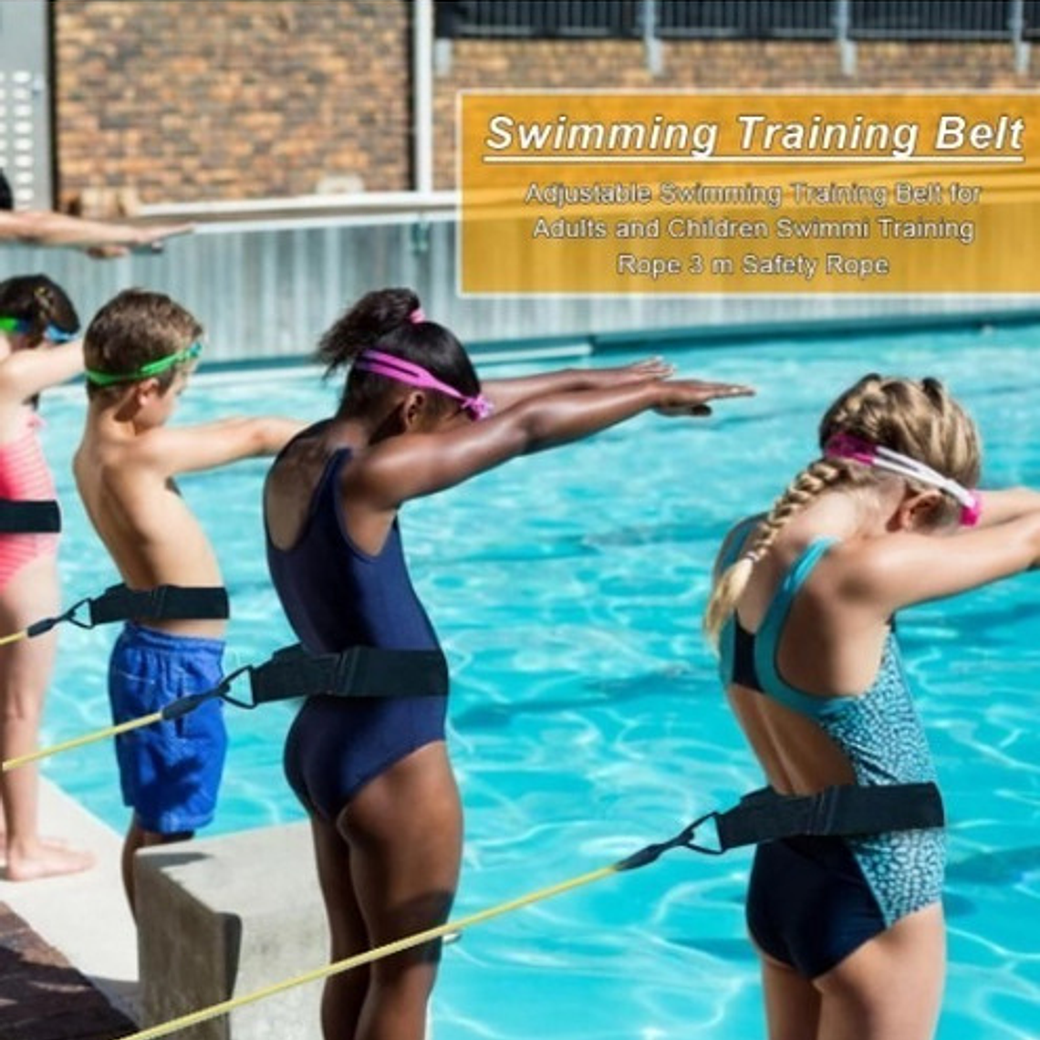 Cinturón De Resistencia Natación Entrenamiento 4m Santiago 14