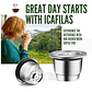 Cápsulas Reutilizables Acero Para Nespresso Icafilas Unidad - Miniatura 5