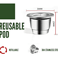 Cápsulas Reutilizables Acero Para Nespresso Icafilas Unidad - Miniatura 6