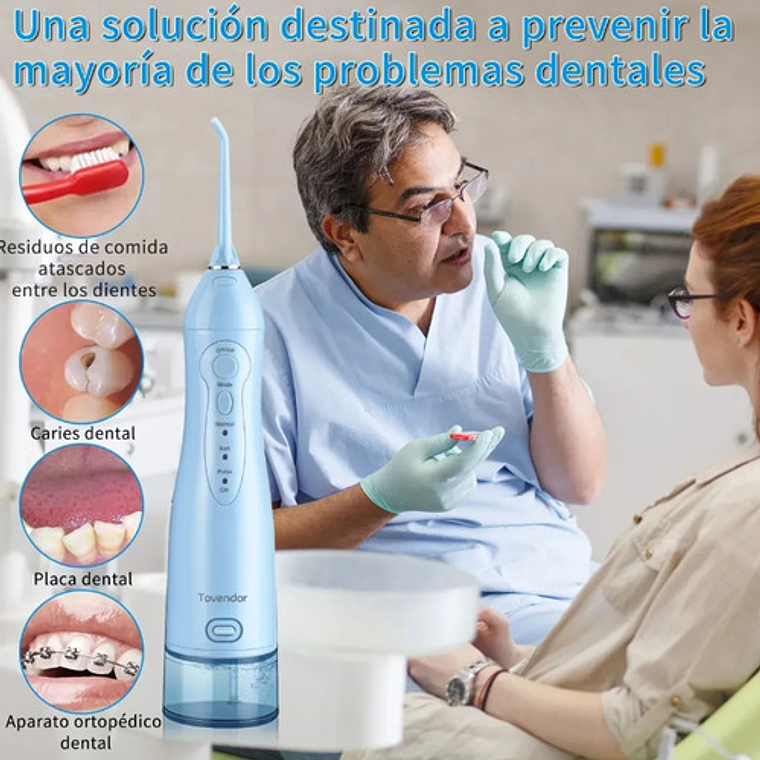 Irrigador Bucal Dental Waterpik Recargable El Mejor Stgo. 12
