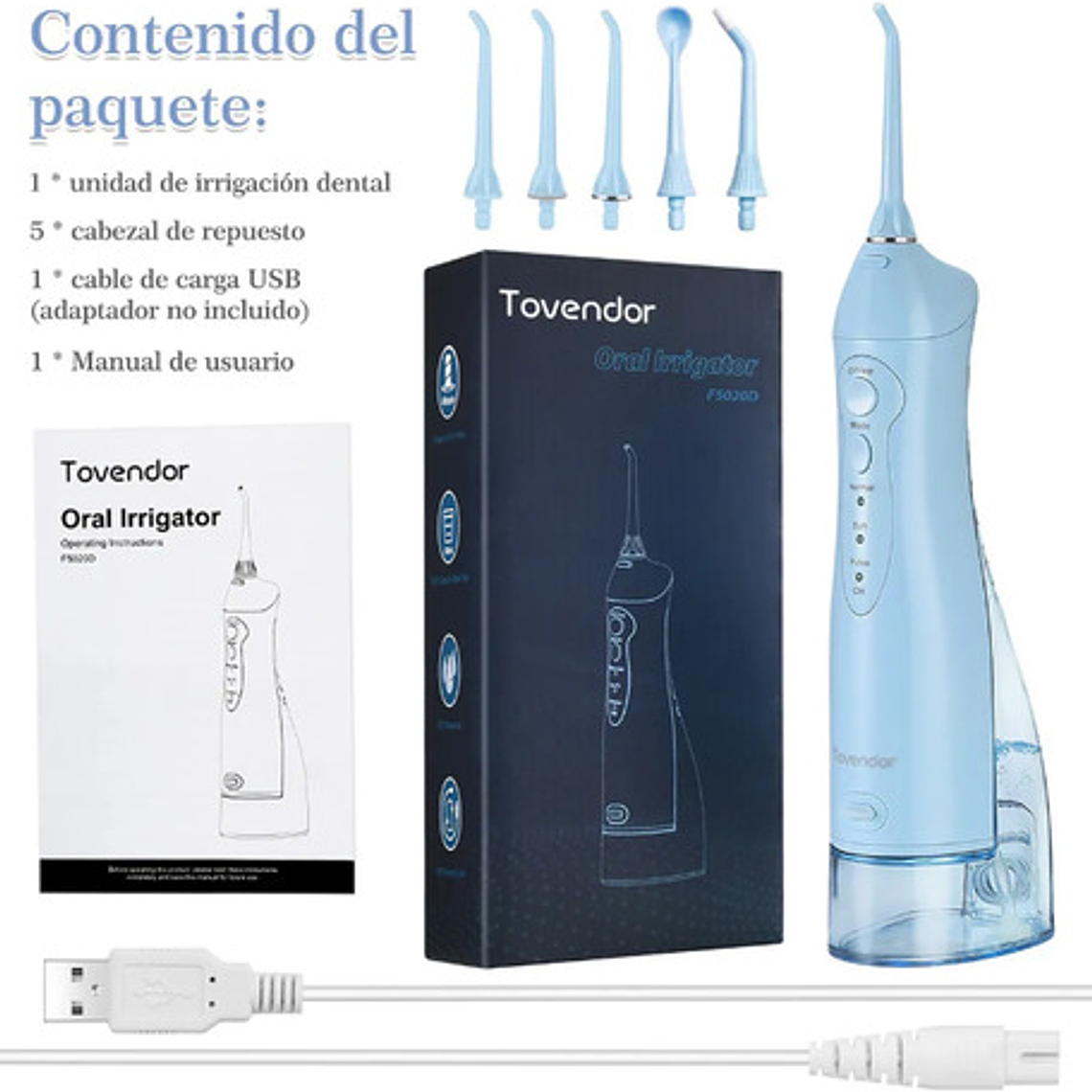 Irrigador Bucal Dental Waterpik Recargable El Mejor Stgo. 15