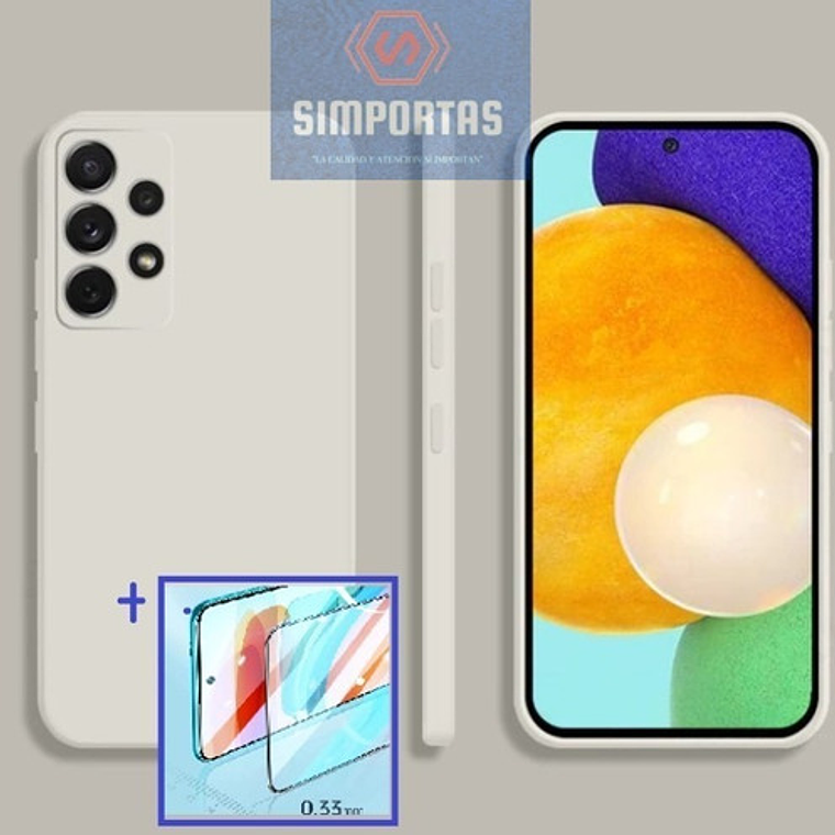 Carcasa + Lamina Gruesa Para Samsung A22 5g Pack Calidad  5
