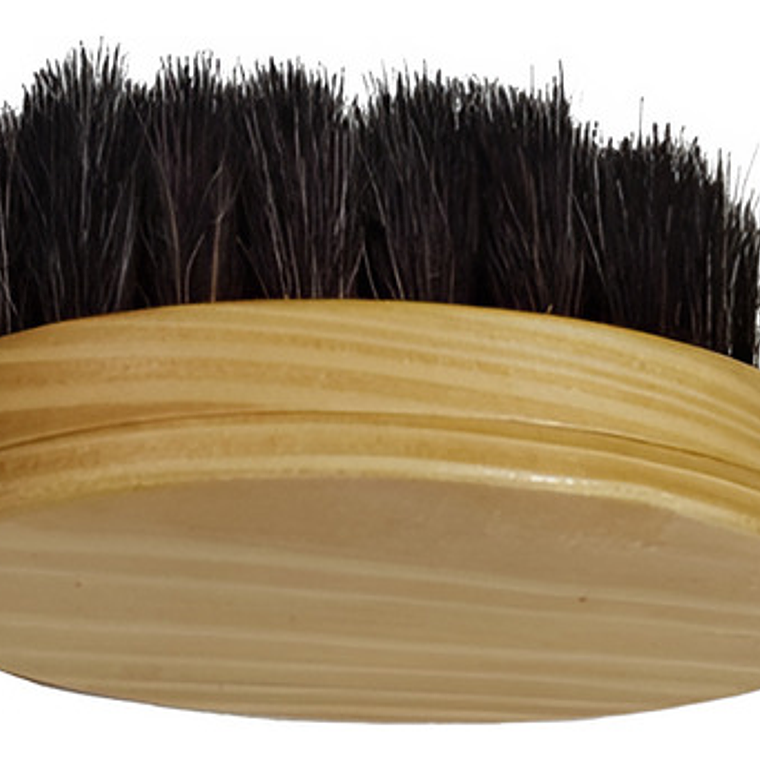 Cepillo Artesanal Corporal Seco Crin Rostro Mini 10cm 1