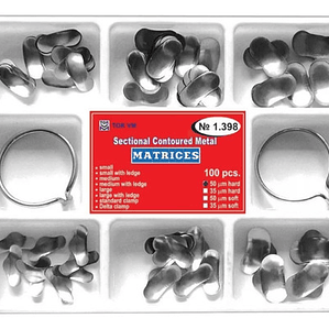 Banda Matrices Preformadas Odontología Anillo 100u Santiago