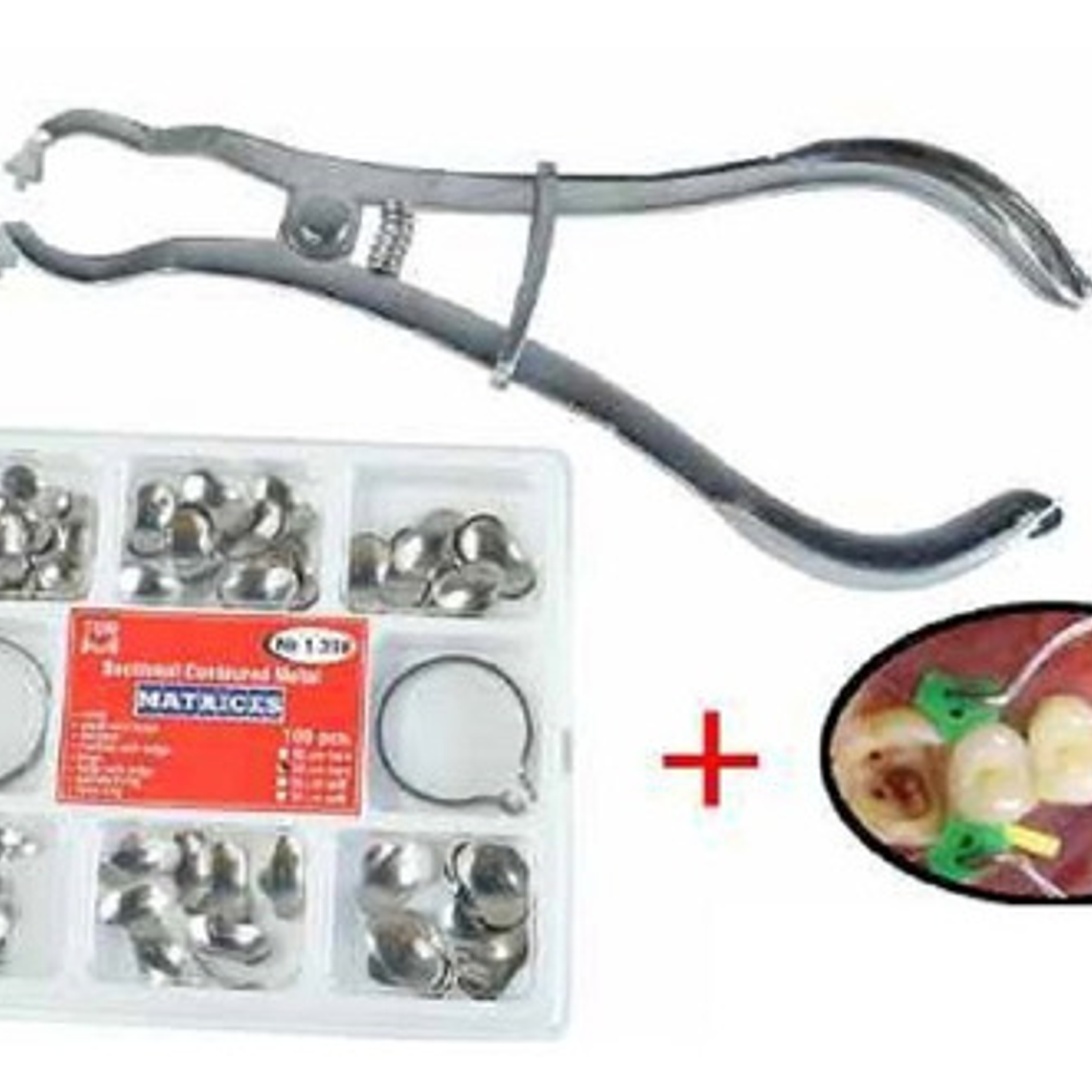 Banda Matrices Preformadas Odontología Anillo 100u Santiago 2