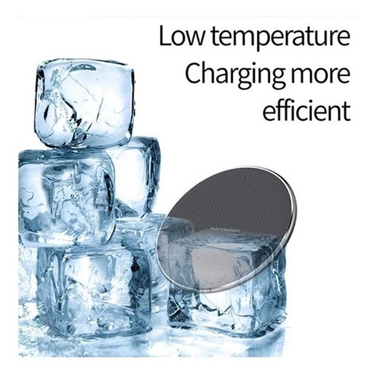 Cargador Qi Rápido Wireless Único De 30w Teléfono C/ Cable 6