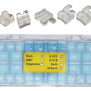Brackets Símil Zafiro Ultra Estéticos Elegan Roth Calidad 