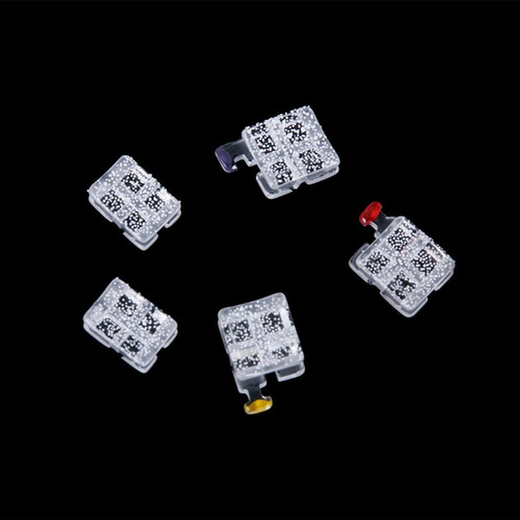 Brackets Símil Zafiro Ultra Estéticos Elegan Roth Calidad  3