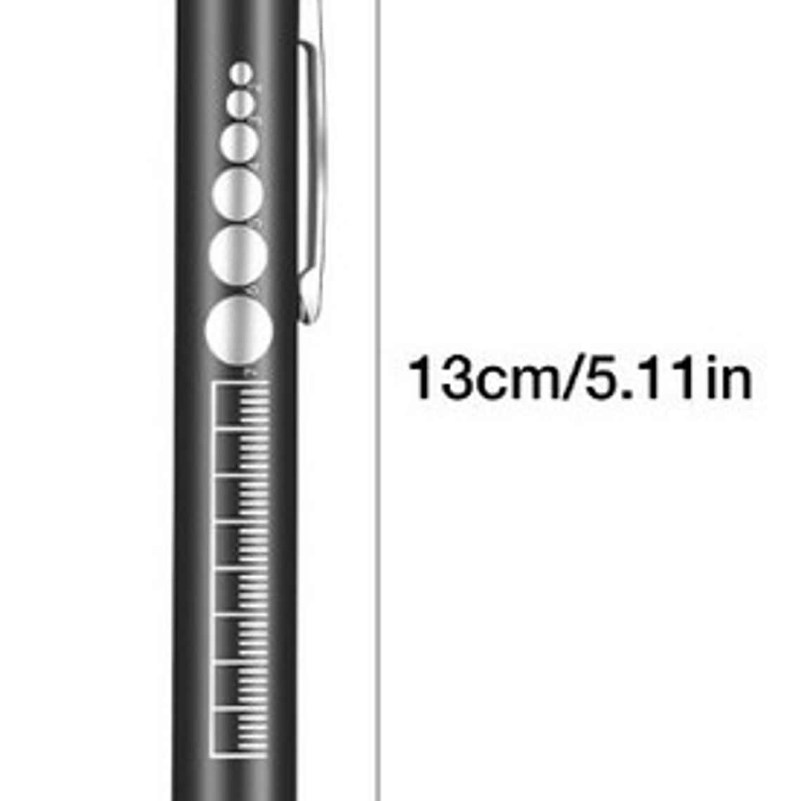 Linterna Médica Reflejos Carga Usb 2 Luces Clip Santiago 7