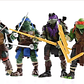 Figuras Tortugas Ninja Set De 4 Articuladas 15cms Calidad - Miniatura 4