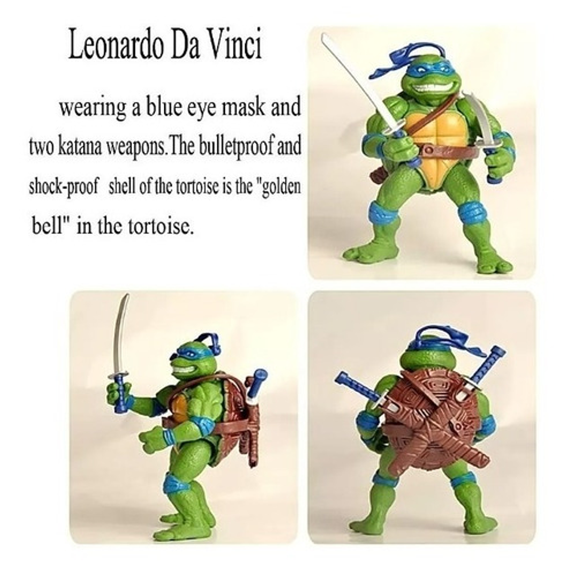 Figuras Tortugas Ninja Clásicas Set De 6 Articuladas 12cms   6