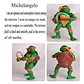 Figuras Tortugas Ninja Clásicas Set De 6 Articuladas 12cms   - Miniatura 7