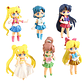 Figuras Sailor Moon Set De 6 Piezas 10 Cms Calidad - Miniatura 1