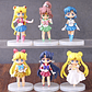 Figuras Sailor Moon Set De 6 Piezas 10 Cms Calidad - Miniatura 2