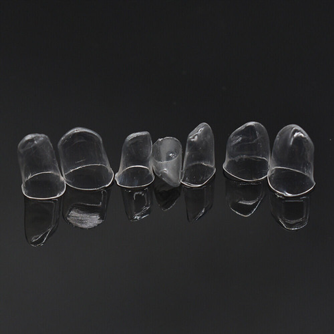 Set Coronas Reconstrucción Dental Celuloide 64u Tranparentes 3