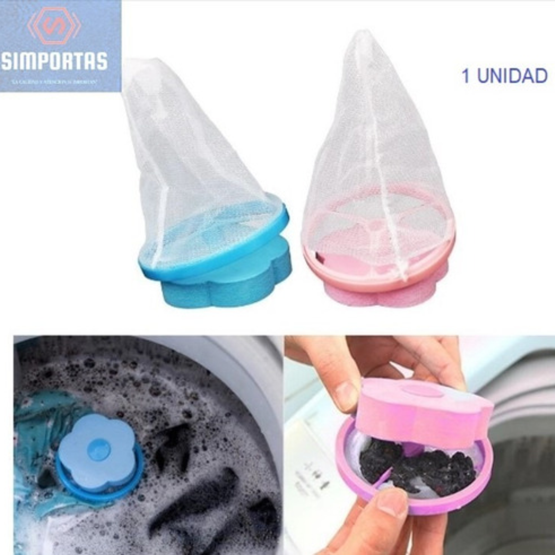 Removedor Quita Pelos Mascotas Lavadora Perros Ropa Sofas 2