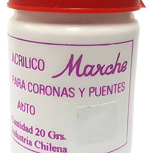 Acrílico Coronas Marché 20 Grs. Blanco Colores Santiago
