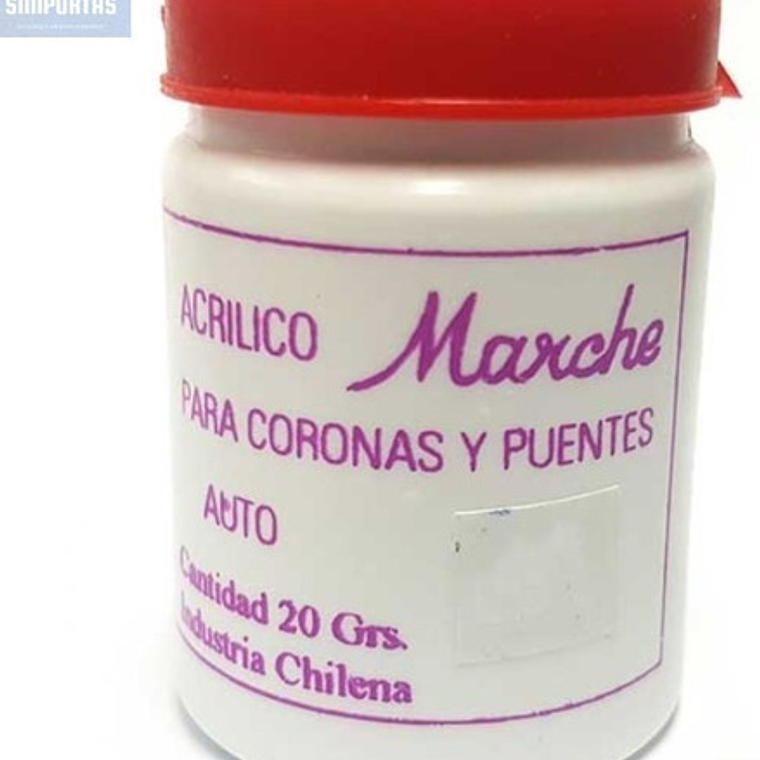 Acrílico Coronas Marché 20 Grs. Blanco Colores Santiago 5