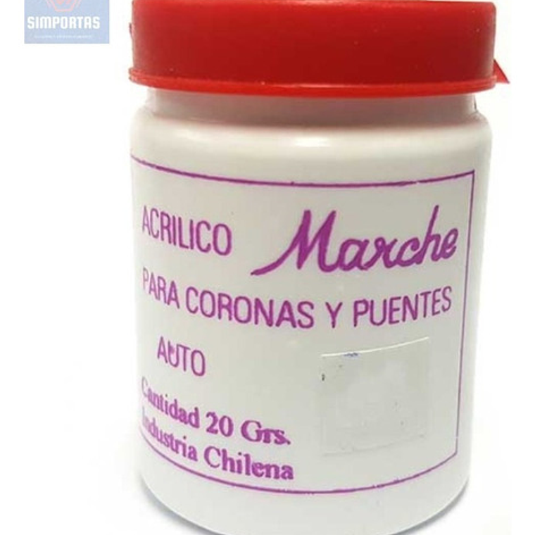 Acrílico Coronas Marché 20 Grs. Blanco Colores Santiago 14