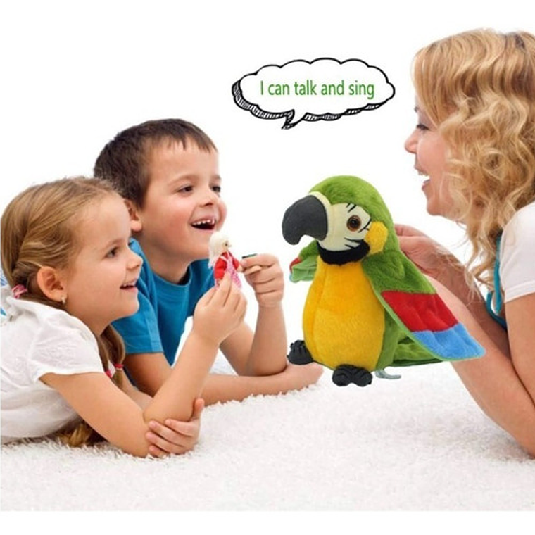 Loro Parlante Peluche A Pilas Repite Lo Que Dices Novedad  3
