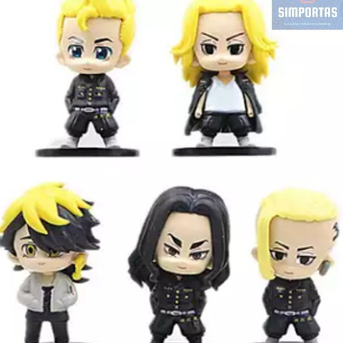 Figuras Tokyo Revengers Set De 5 Piezas 10 Cms Calidad Stgo. 2