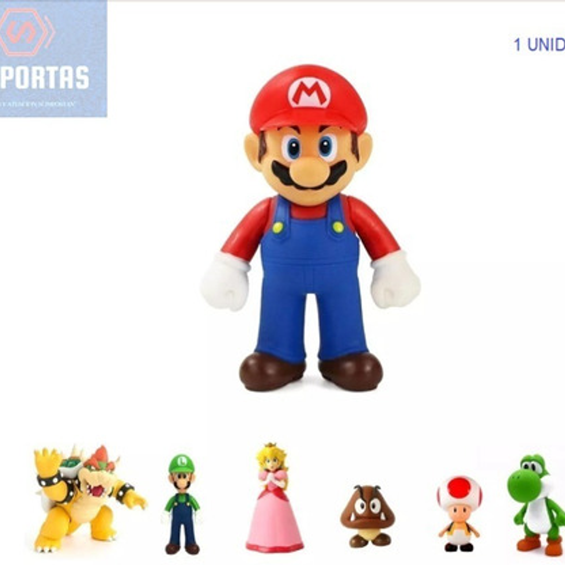 Figura De Súper Mario Bros Articulada 12 Cms Calidad 2
