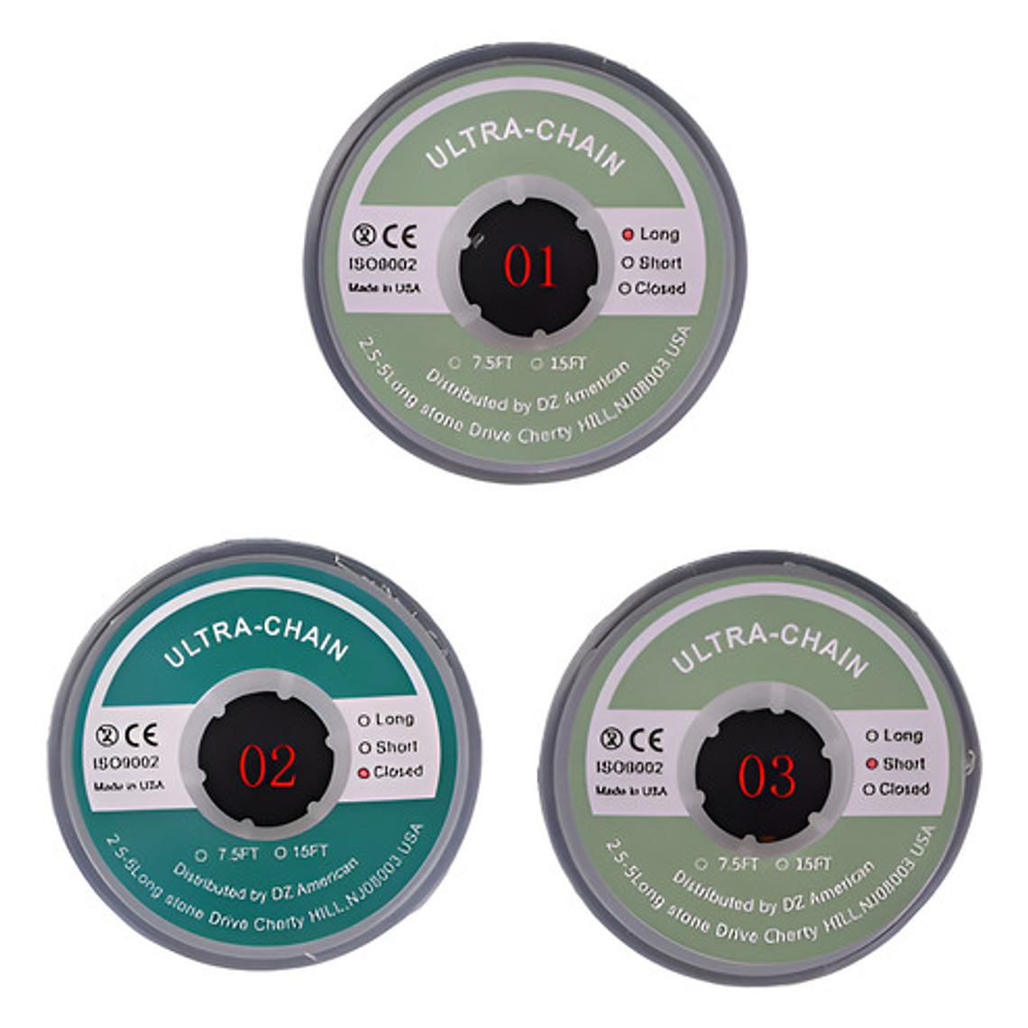 Cadeneta De Ortodoncia Set De 3 Transparentes Santiago 1