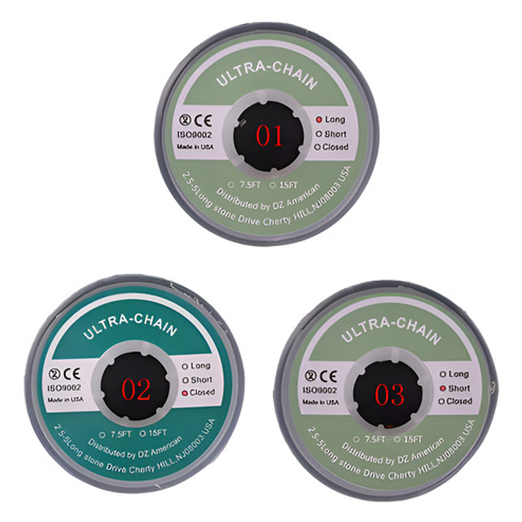 Cadeneta De Ortodoncia Set De 3 Transparentes Santiago 1