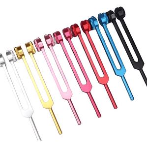 Kit Diapason Medico + Mazo Frecuencia Examen Reflejo 528 Hz