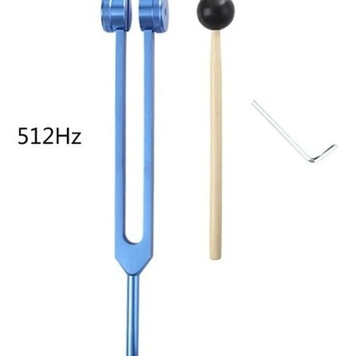 Kit Diapason Medico + Mazo Frecuencia Examen Reflejo 528 Hz 3