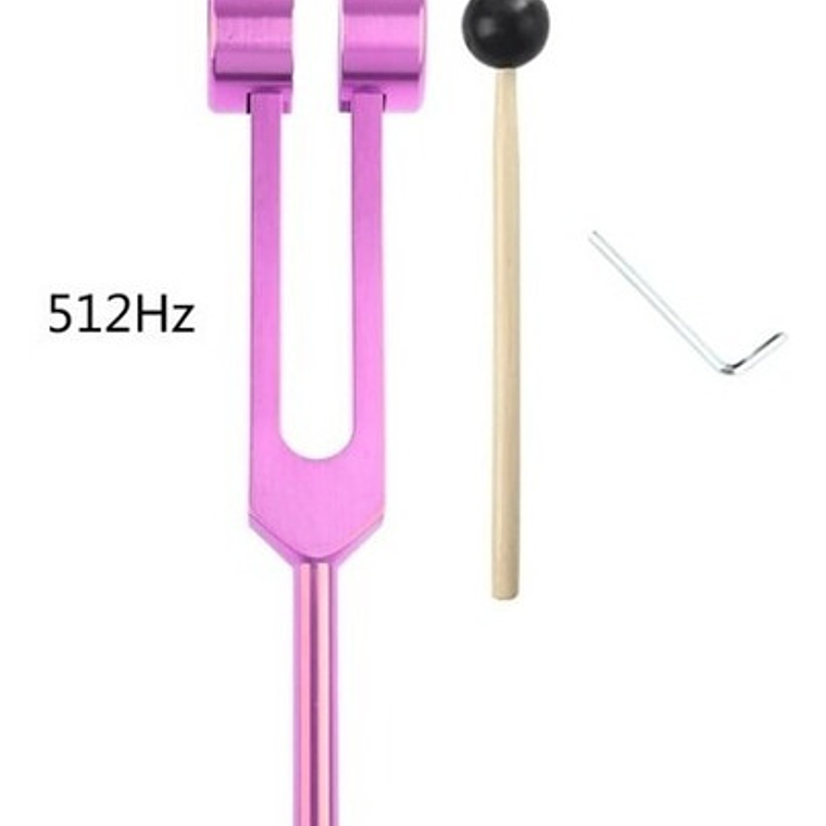 Kit Diapason Medico + Mazo Frecuencia Examen Reflejo 528 Hz 9