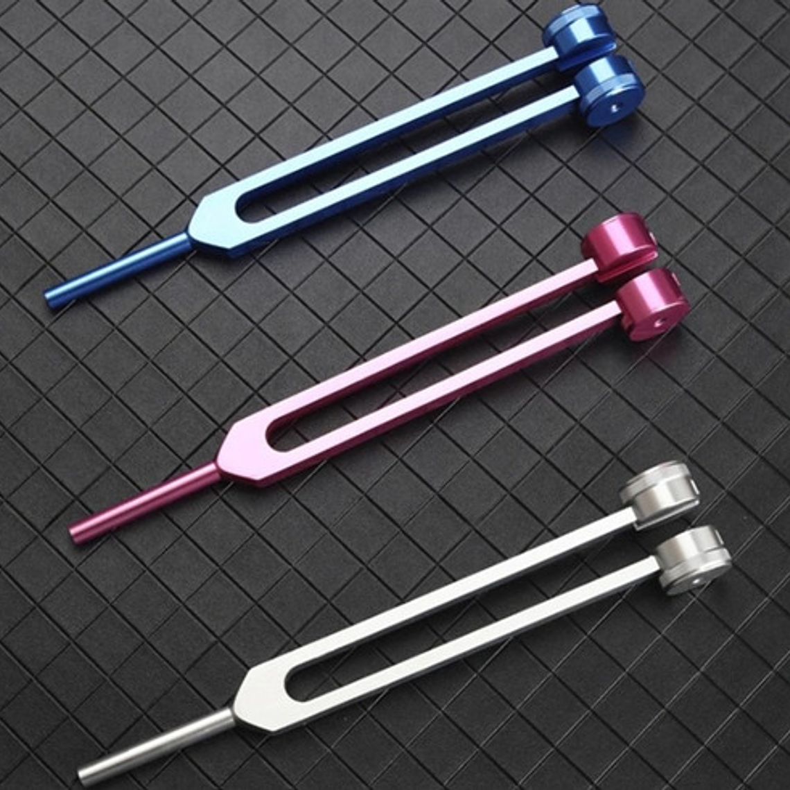 Kit Diapason Medico + Mazo Frecuencia Examen Reflejo 528 Hz 19