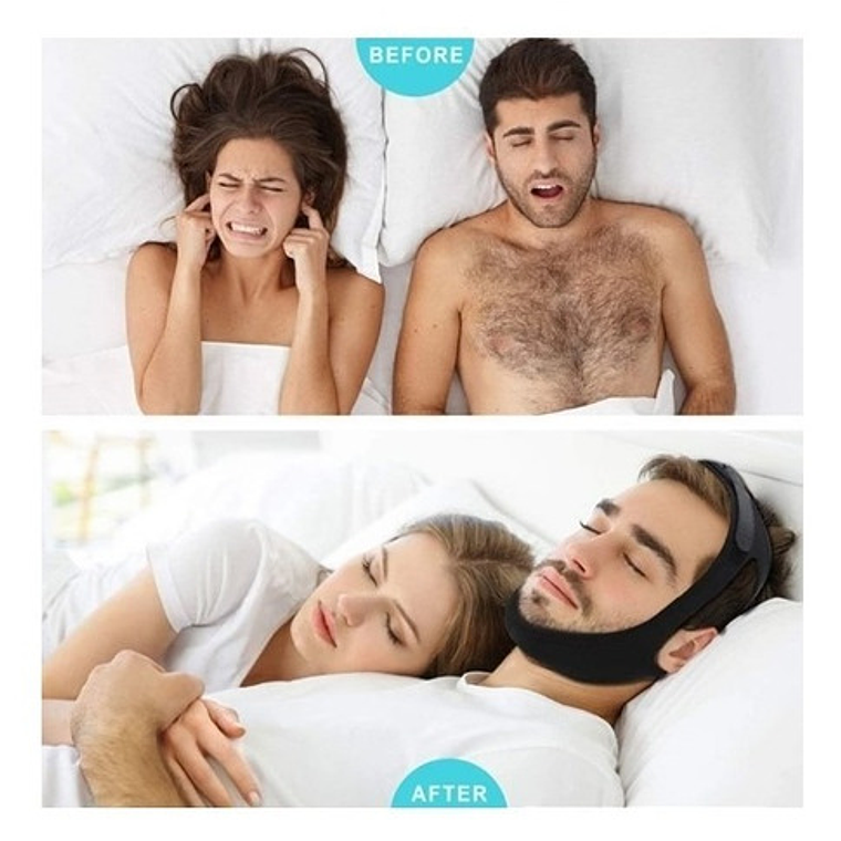 Banda Cinturón Anti Ronquido / Unisex Antibruxismo De Cabeza 2