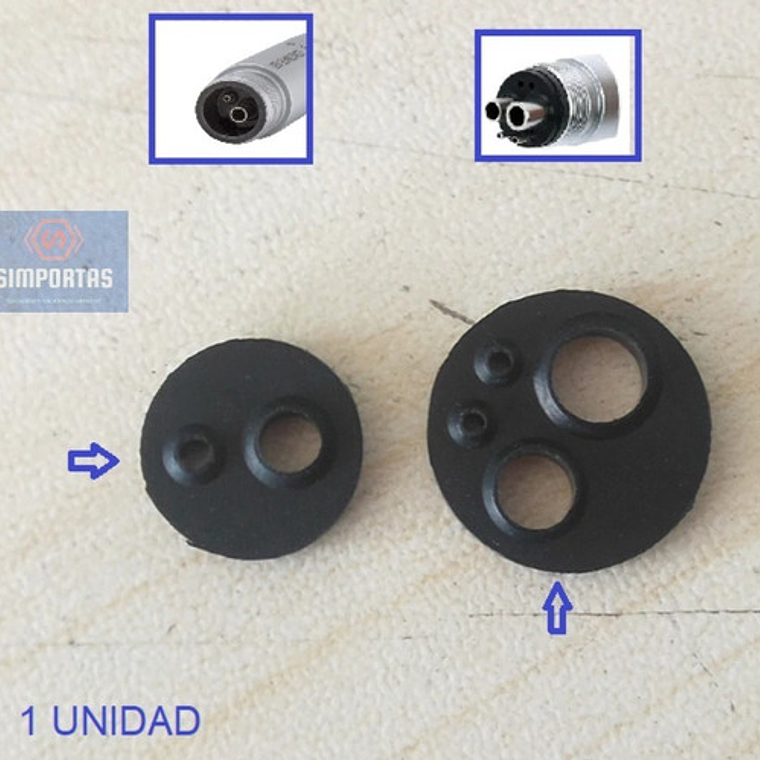Junta Goma Para Instrumental Rotatorio Dental Borden Midwest 2