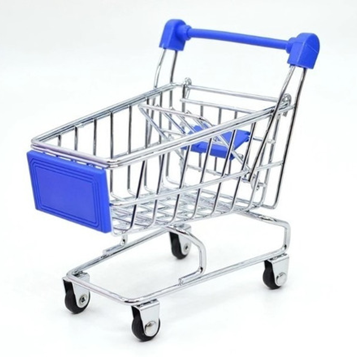 Mini Carro De Supermercado Escala 48:1 Juego Adorno Calidad 2