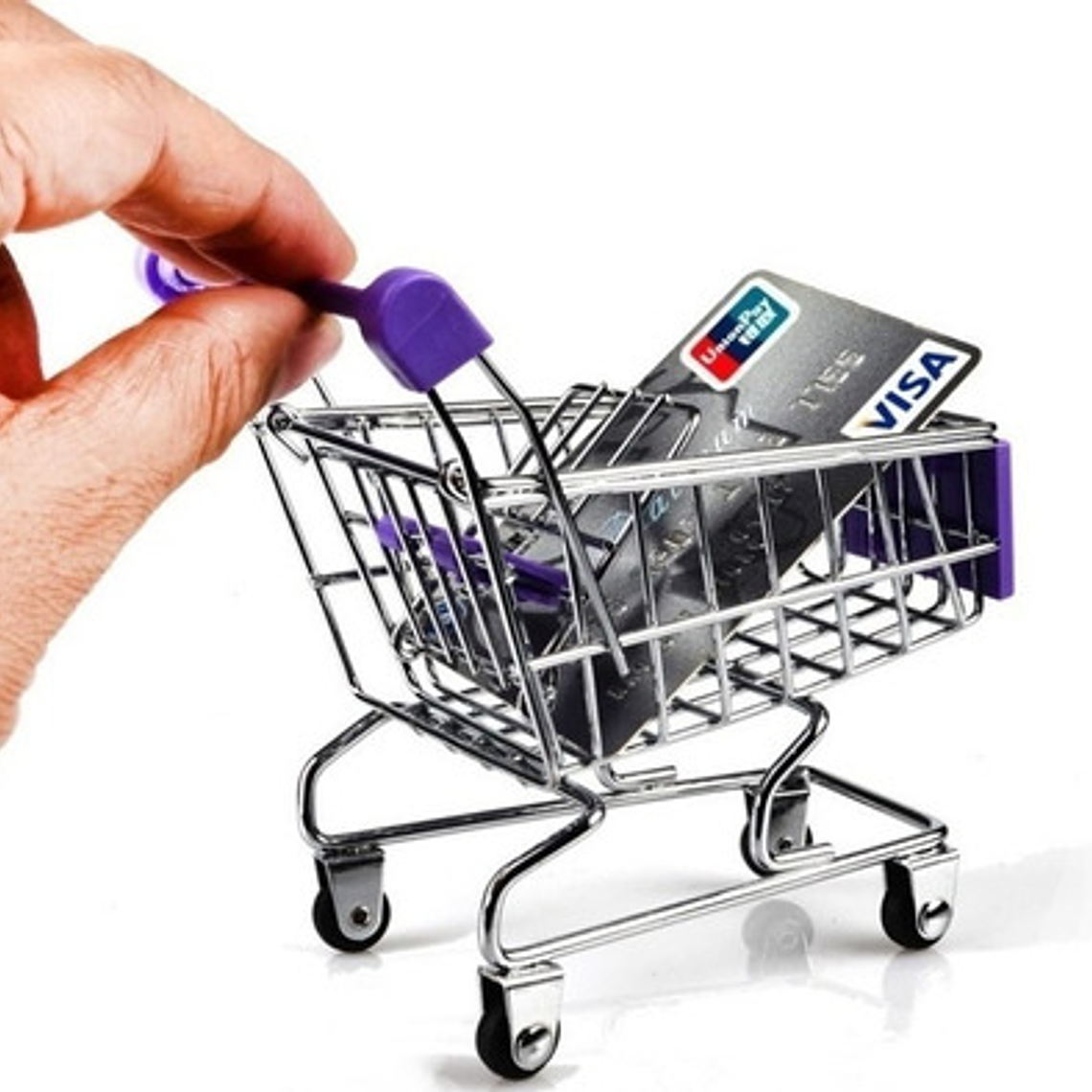 Mini Carro De Supermercado Escala 48:1 Juego Adorno Calidad 3