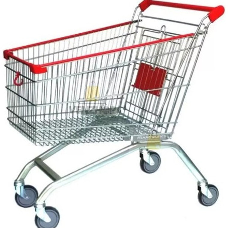 Mini Carro De Supermercado Escala 48:1 Juego Adorno Calidad 12